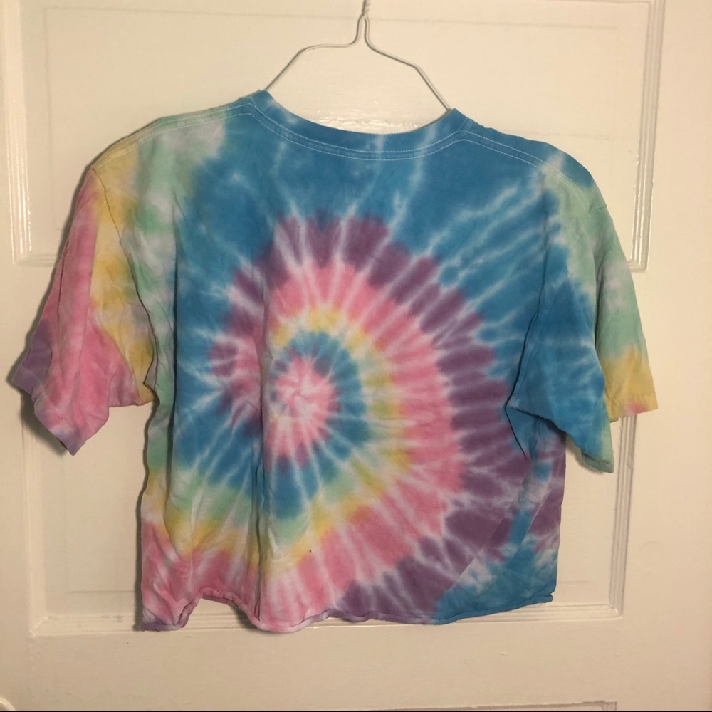 Polaroid Tie Dye Crop Tee - Picture 7 of 7